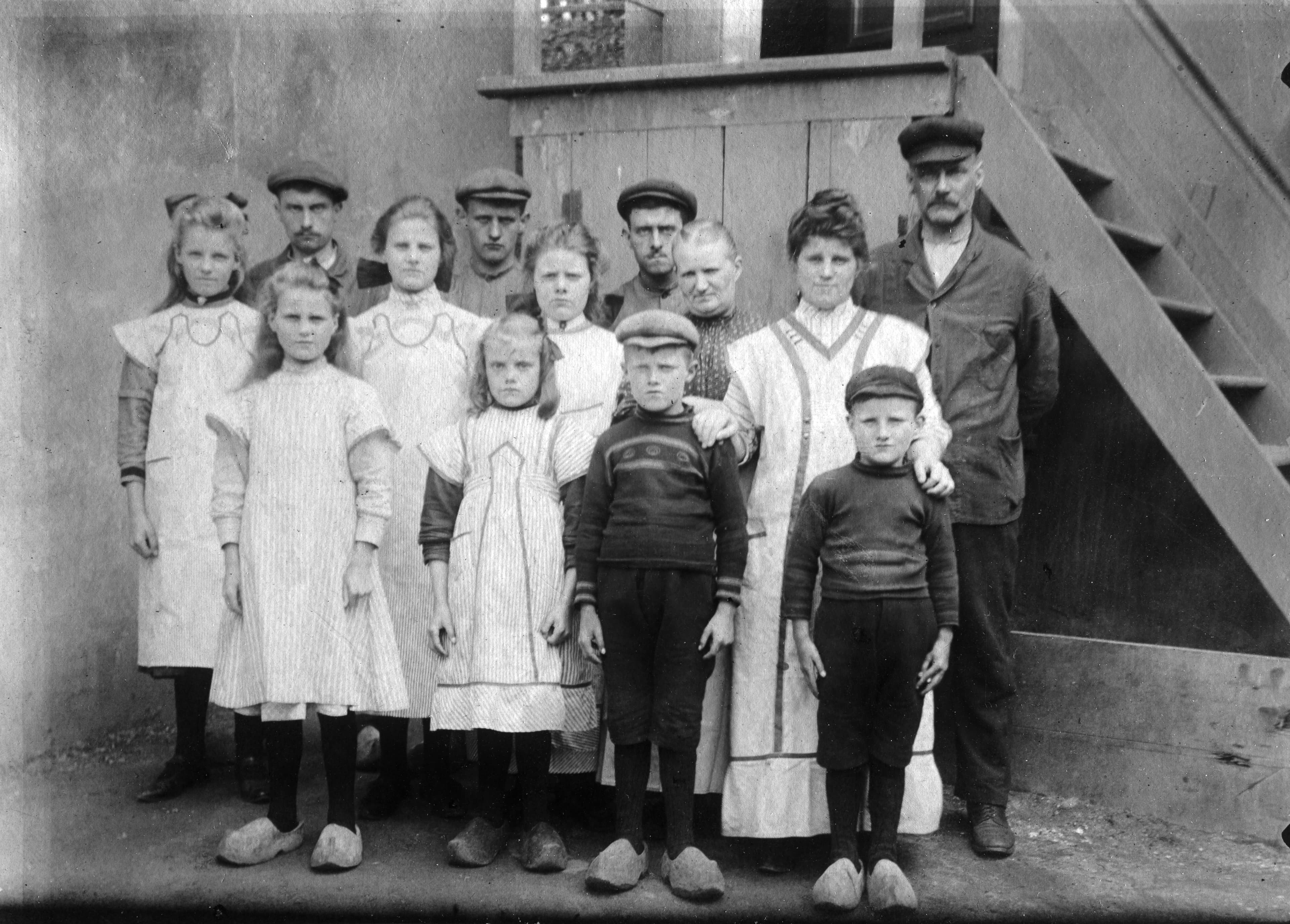 Portrait of the Simon Ouwerkerk family